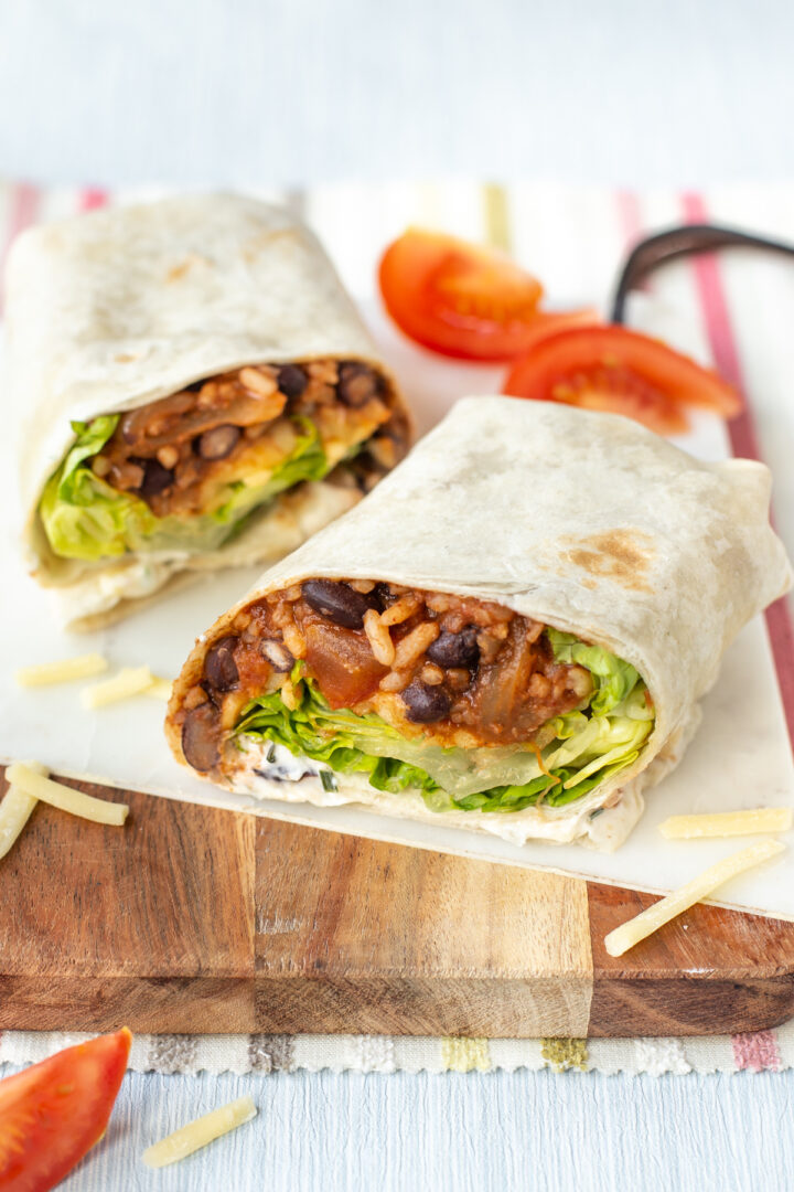 Spicy Black Bean Burritos Easy Cheesy Vegetarian