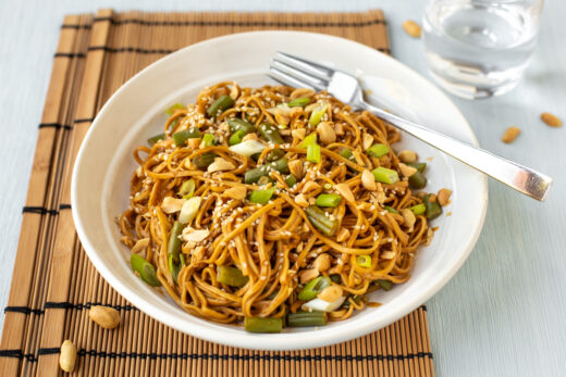 Peanut and Sesame Noodles (in 15 minutes!)