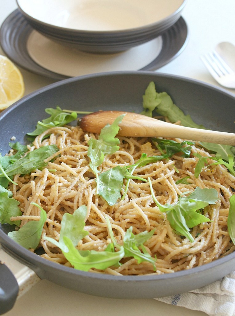 Brown butter lemon and walnut pasta Easy Cheesy Vegetarian