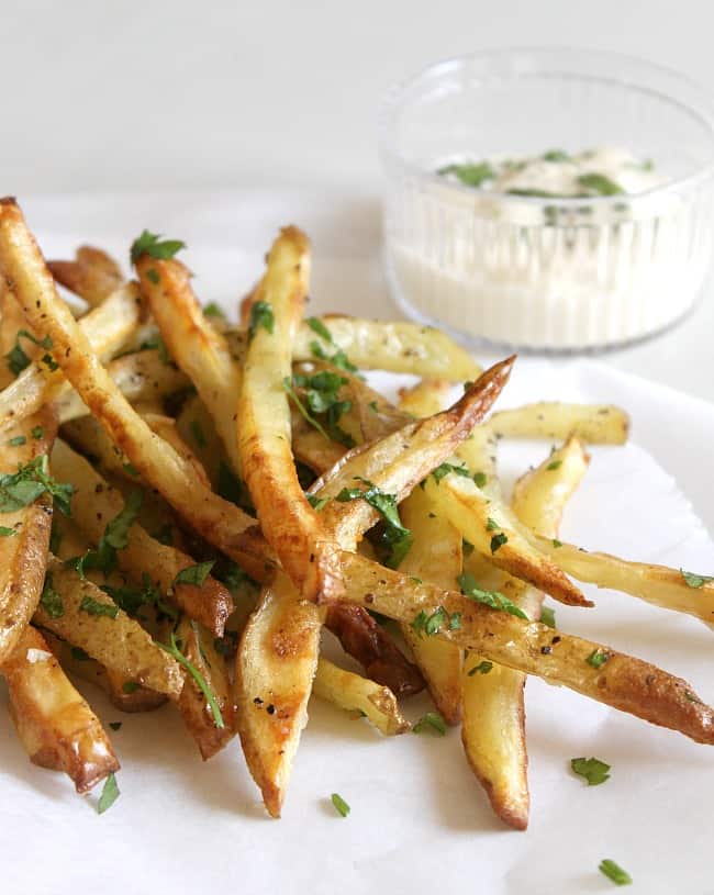 Garlic and parsley fries [Amuse Your Bouche]