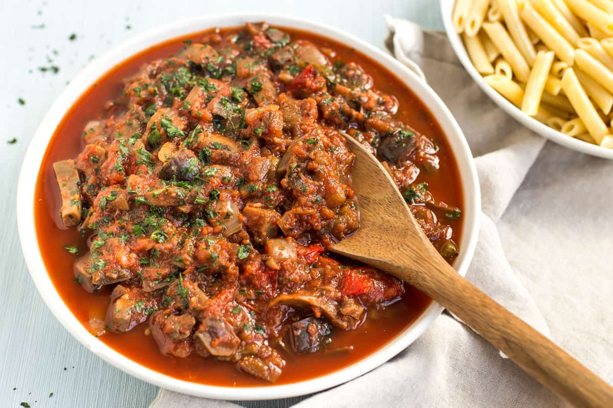 Slow cooker ratatouille.