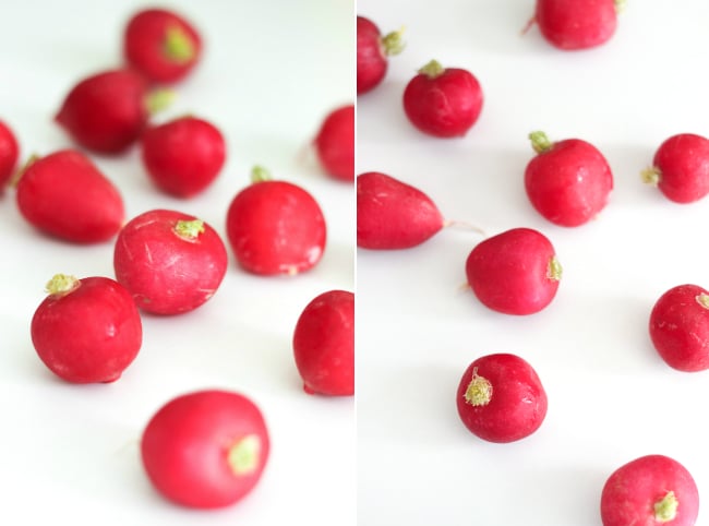 Butter roasted radishes - who knew that roasted radishes were so good! :)