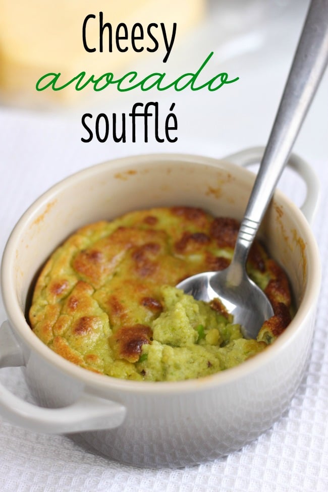 Cheesy avocado soufflé - because the only thing that can make a special recipe even better is avocado!