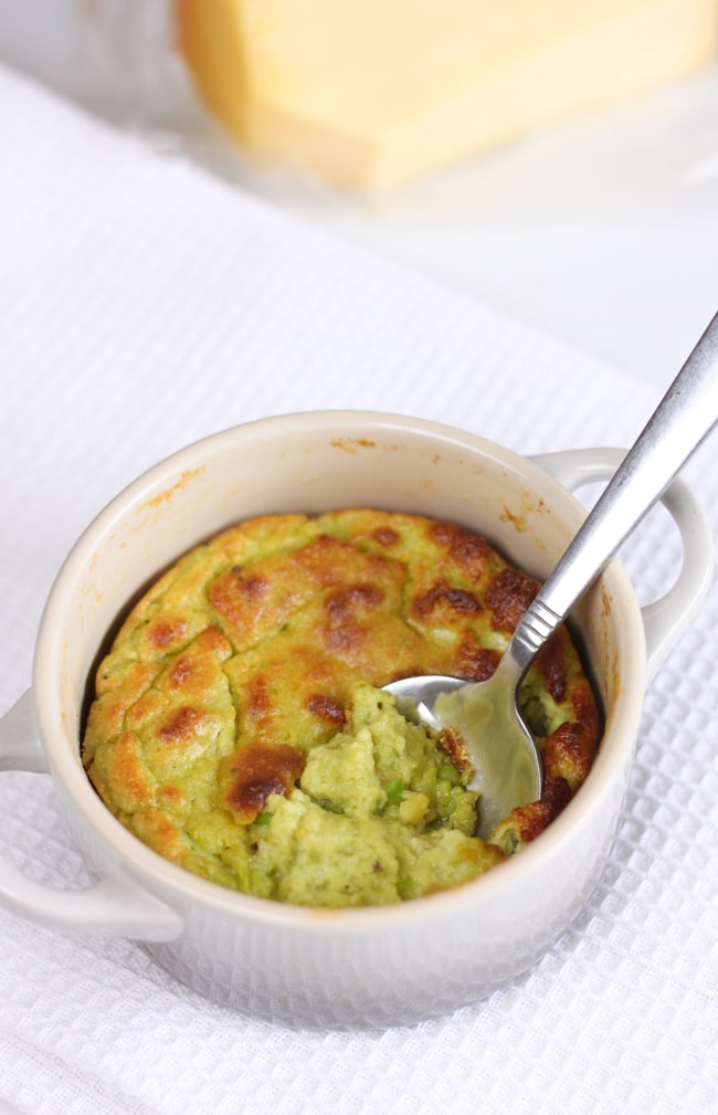 Cheesy avocado soufflé - because the only thing that can make a special recipe even better is avocado!