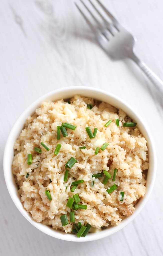 Low carb cauliflower risotto - this super cheesy recipe is absolutely irresistible, whether you're following a low-carb diet or not!