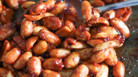 Vegan 'Honey' Roasted Peanuts