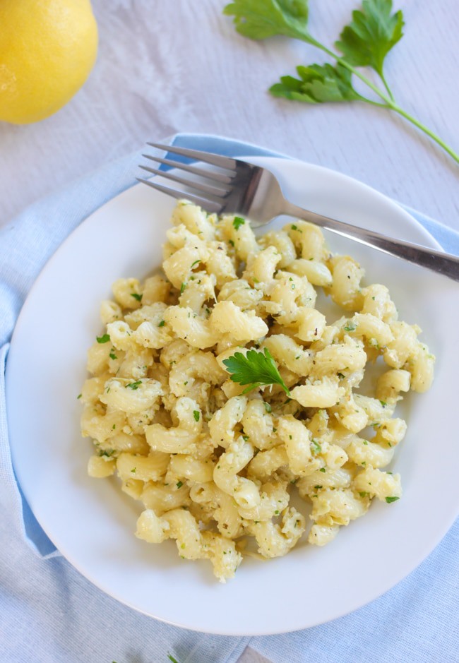 Lemon and artichoke pasta - this is so full of flavour and only takes 15 minutes!