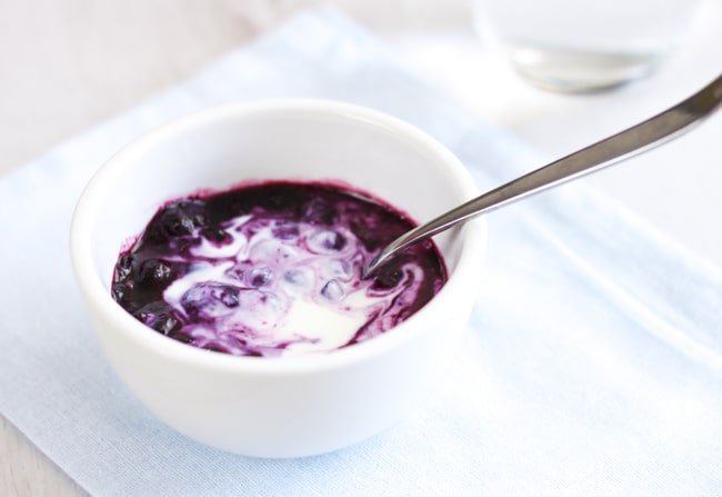 3 ingredient blueberry soup