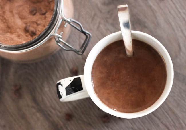 Homemade instant hot chocolate mix