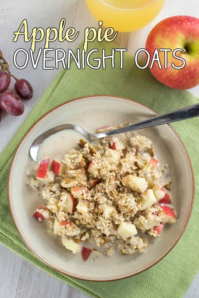 Apple pie overnight oats