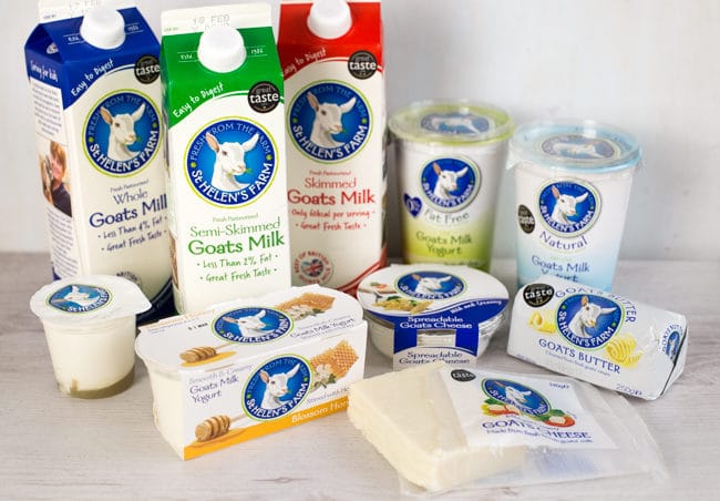 Goat's milk products