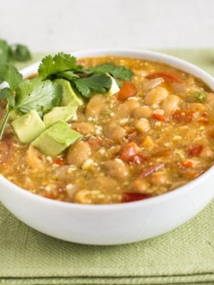 Slow cooker smoky jalapeño and white bean soup – Easy Cheesy Vegetarian