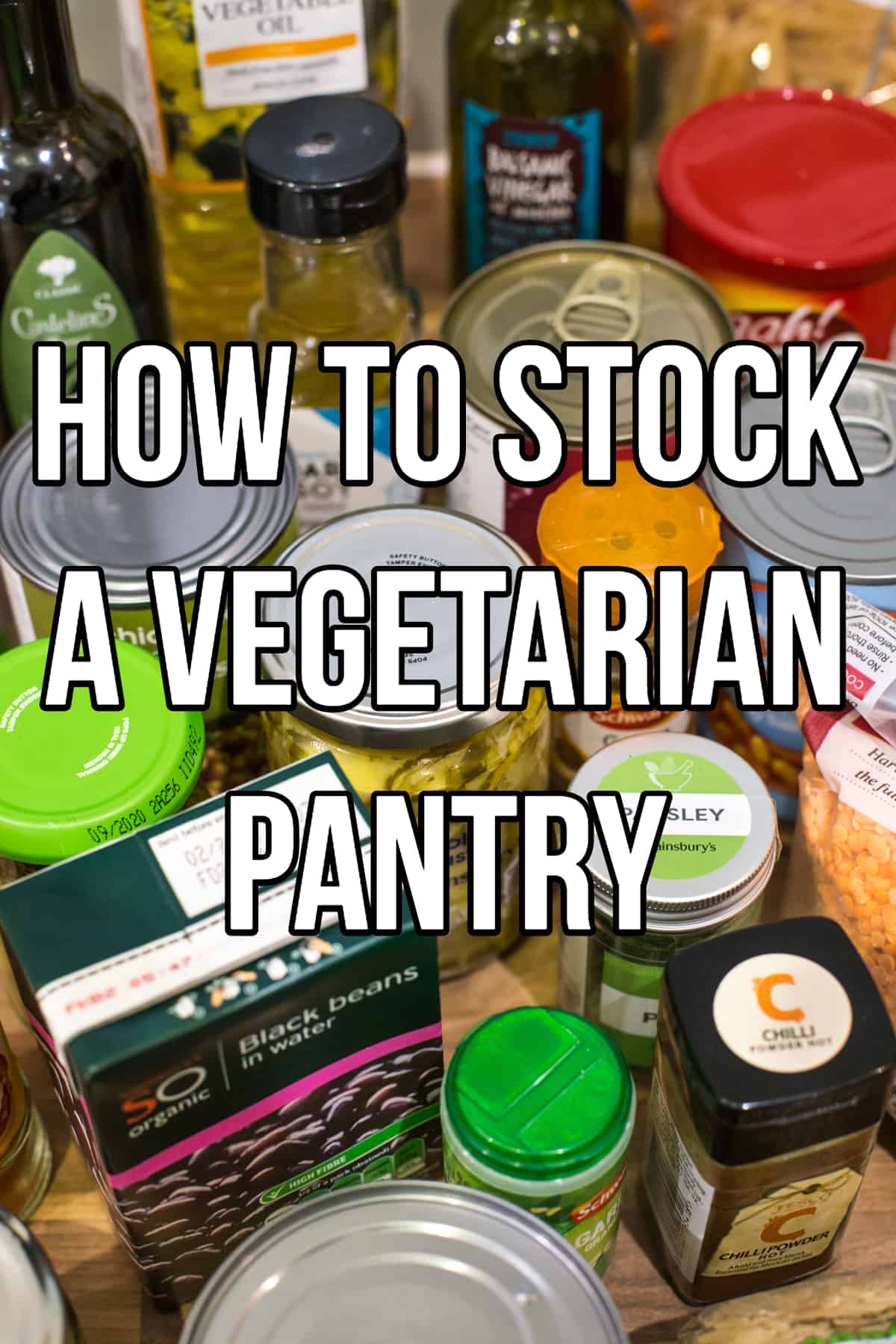 How to Stock a Vegetarian Pantry Easy Cheesy Vegetarian