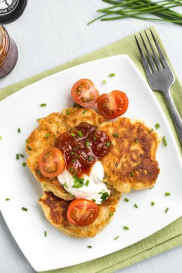 5 Ingredient Cheese Fritters - Easy Cheesy Vegetarian
