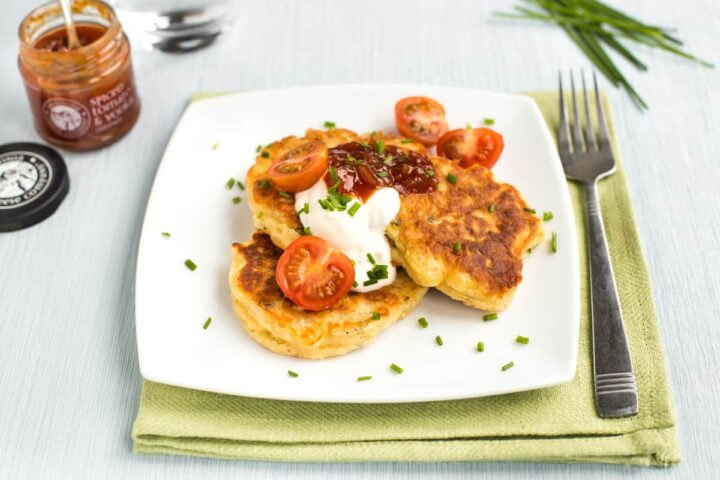 5 Ingredient Cheese Fritters - Easy Cheesy Vegetarian