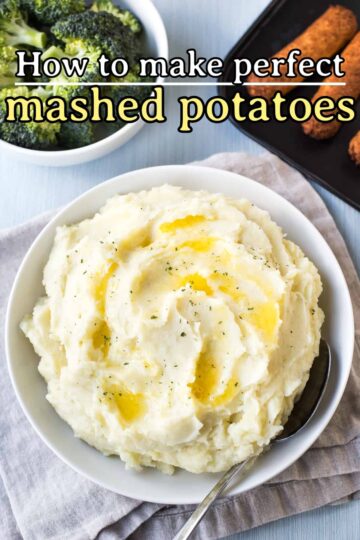 How to Make Perfect Mashed Potatoes - Easy Cheesy Vegetarian