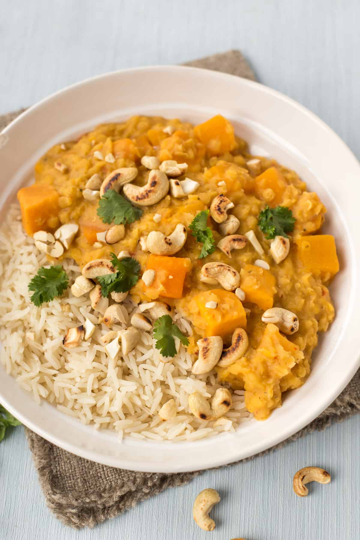 Sweet Potato and Lentil Thai Curry - Easy Cheesy Vegetarian