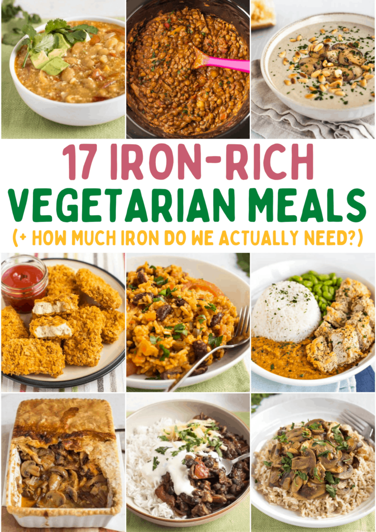 17 Iron-Rich Vegetarian Meals (+ how much iron do we actually need?)