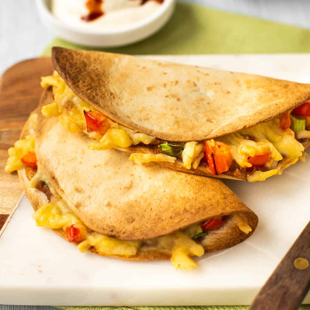 10 Minute Air Fryer Quesadillas