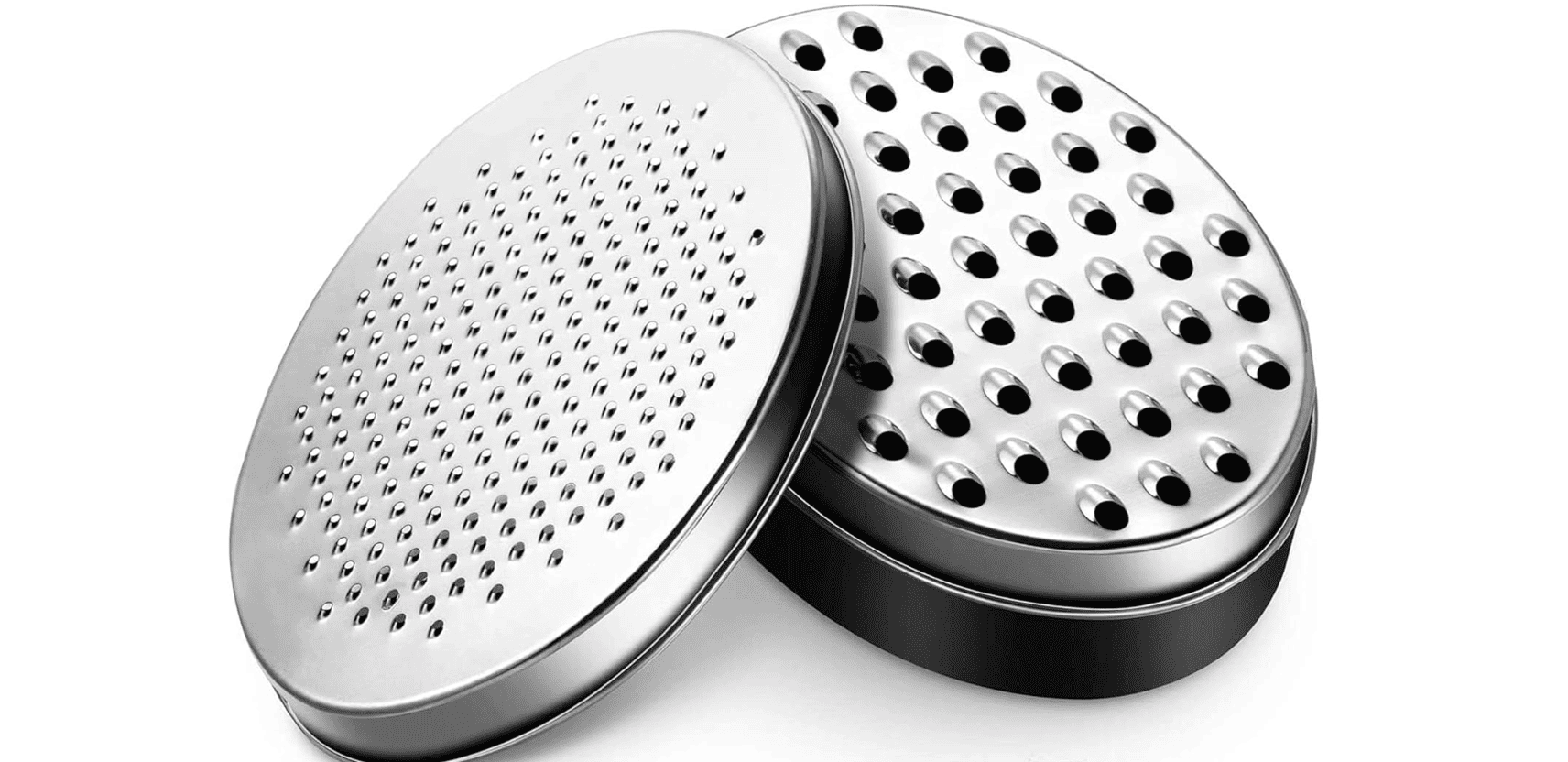Cheese grater with a tub.