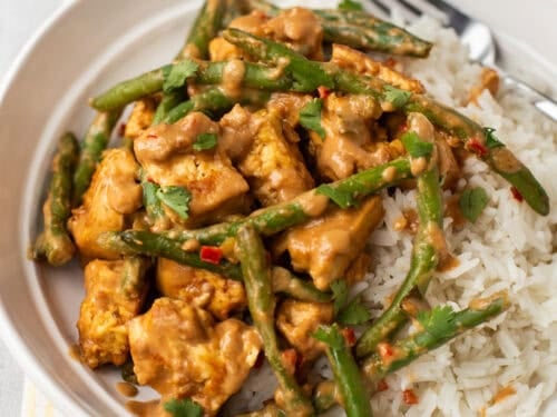 green bean and tofu with peanut dressing Easy Butter filipino tofu recipe