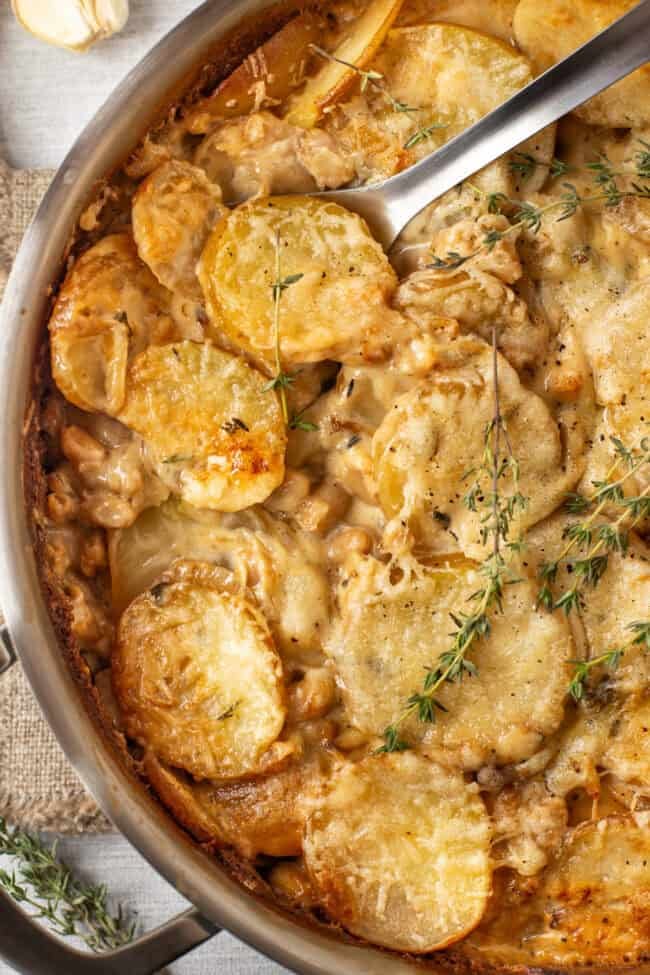 Random Potato Creamy French Onion Potato Bake (One Pot)